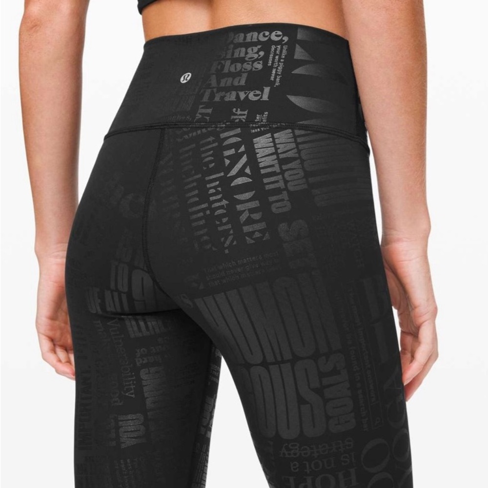 Lululemon Wunder Under High-Rise Crop 23" *Full-On Luxtreme Manifesto